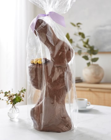 Stas Chocolate Large Easter Bunny with Egg Basket 1kg