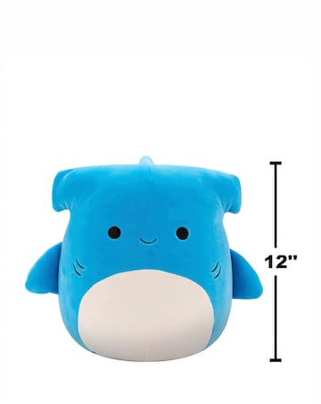 Squishmallows Medium Plush 12in - Nitro Blue Hammerhead Shark