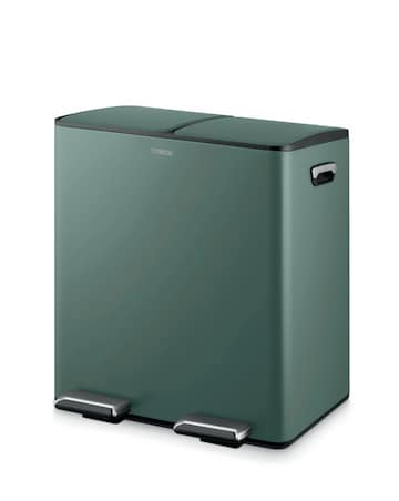 Tower 40L Recycling Pedal Bin Green