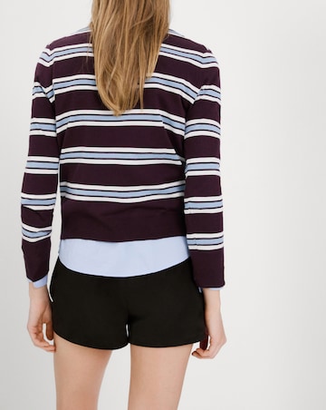 Mango Striped Knit Sweater