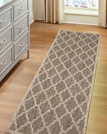 Trellis Gel Flatweave Runner