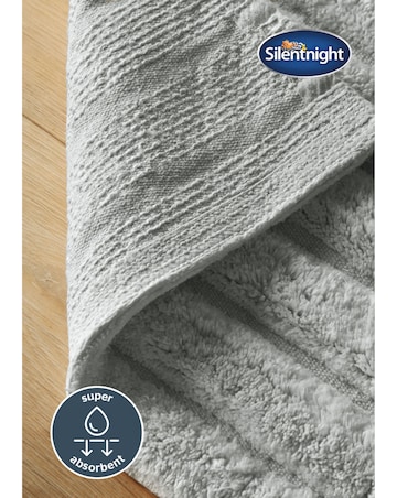Silentnight Ribbed Cotton Bath Mat