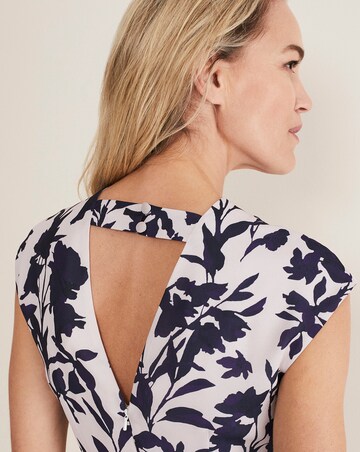 Phase Eight Willow Floral Cowl Neck Dress