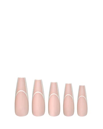 BLK Listed Instant Acrylic Nails Nude Outline