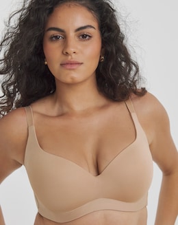 MAGISCULPT Smooth & Sculpt Ultimate Comfort Wired T-Shirt Bra (B-F) Almond