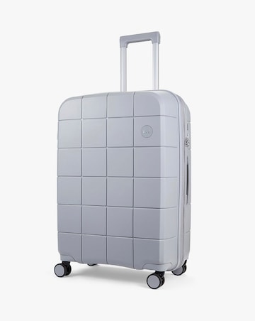 Rock Pixel Medium Suitcase - Grey