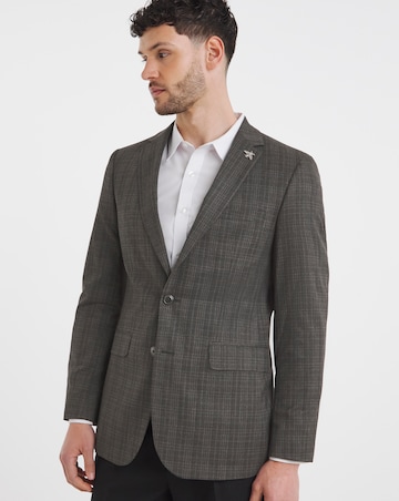 Check Suit Jacket Regular