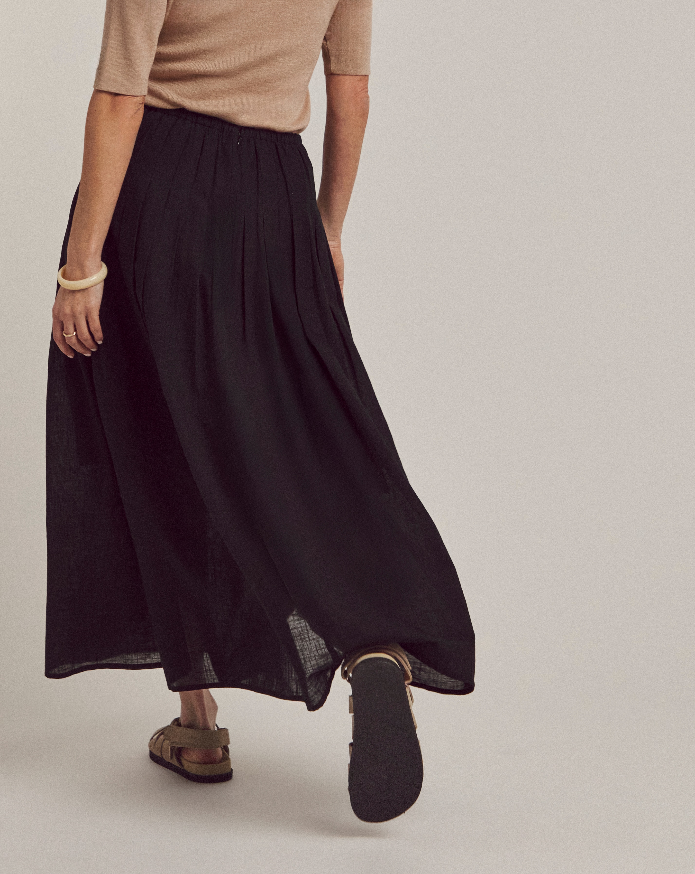 Anthology Pleat Tuck Midi Skirt | JD Williams