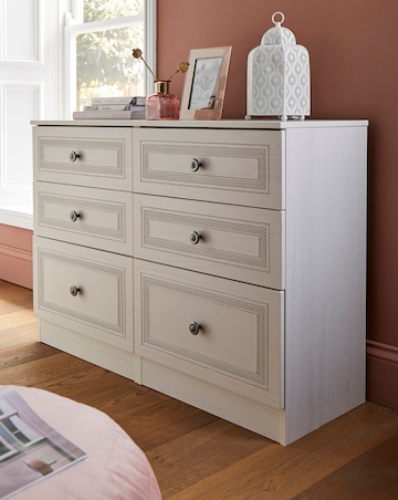 Richmond Ready Assembled 6 Drawer Chest