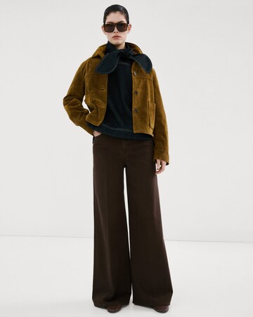 Mango High-Waisted Wide Leg Jean