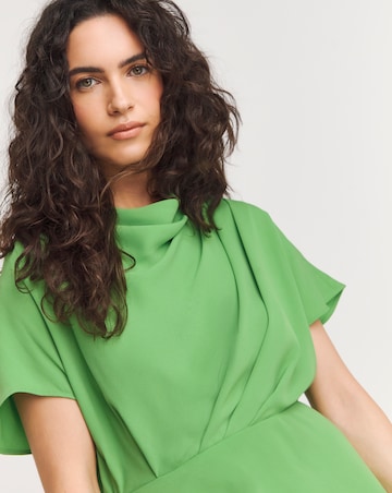 Joanna Hope Draped Midi Dress