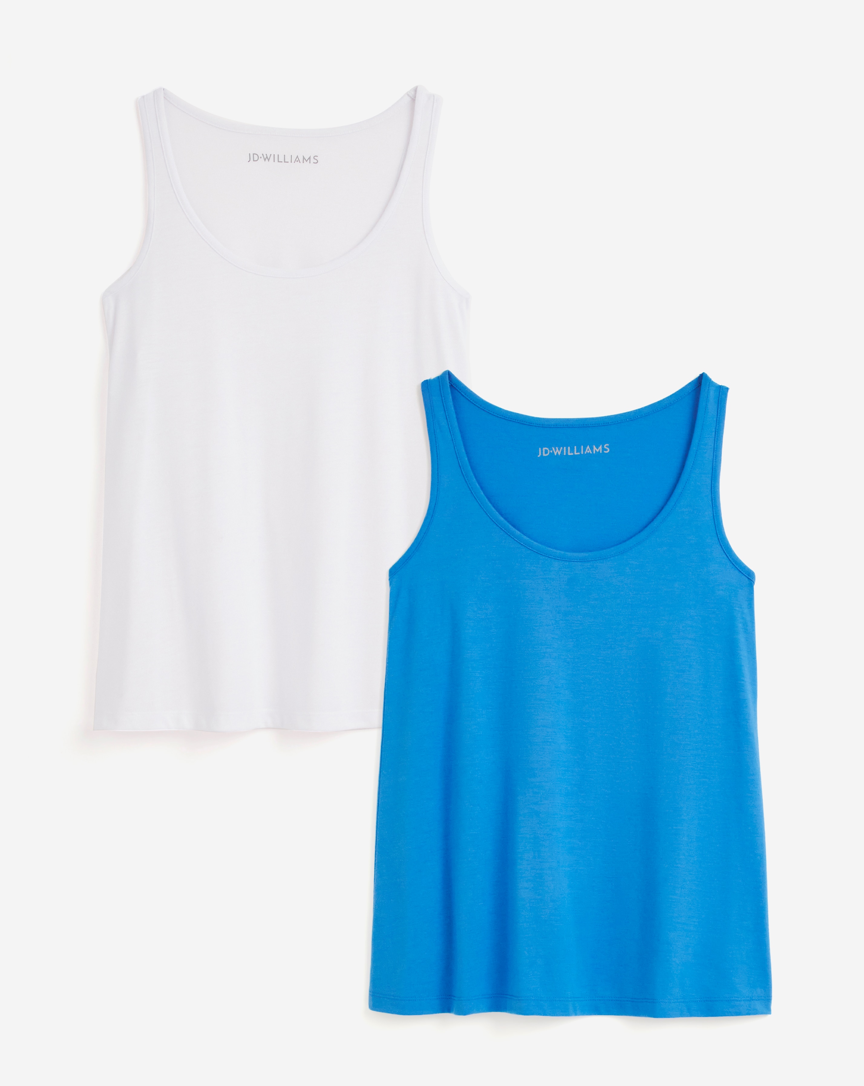 Blue & White 2 Pack Swing Vests