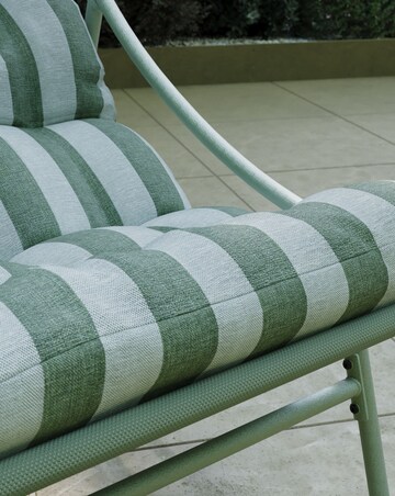 Charles Bentley Green Stripe Bistro Set