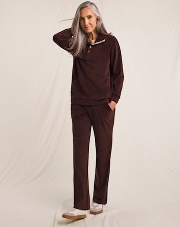 Julipa Jersey Cord Pull On Trouser