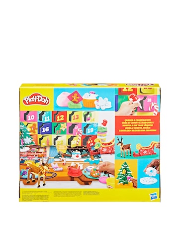 Play-Doh Holiday Advent Calendar, 24 Days of Surprise Toys for Kids 3+