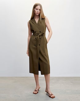 Mango Dorotea Midi Vest Dress