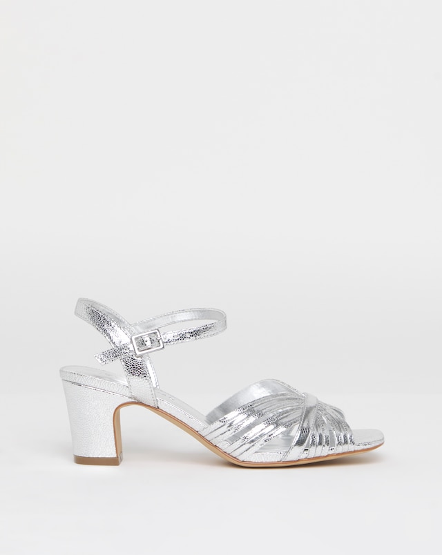 Oak Strappy Block Heel Sandals - Extra Wide Fit (EEE)