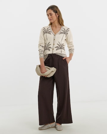 Graphic Knitted Cardigan