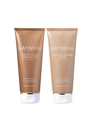 GATINEAU Tan Accelerating Lotion and Golden Glow Gradual Tan Duo - Worth 74 GBP