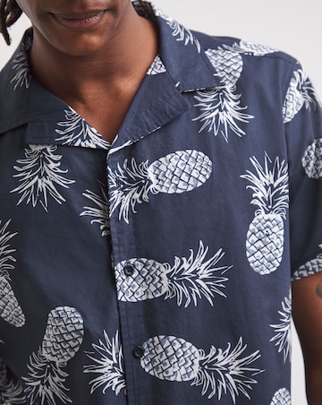 Pineapple Print Woven Pyjama Set