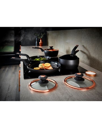 Tower Cavaletto Cookware 6 Piece Set Black