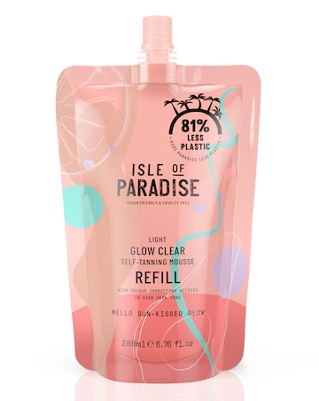 Isle of Paradise Light Glow Clear Mousse Refill Pouch 200ml