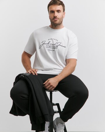 Jack & Jones Ferris Tracksuit and T-Shirt Triple Set - Black