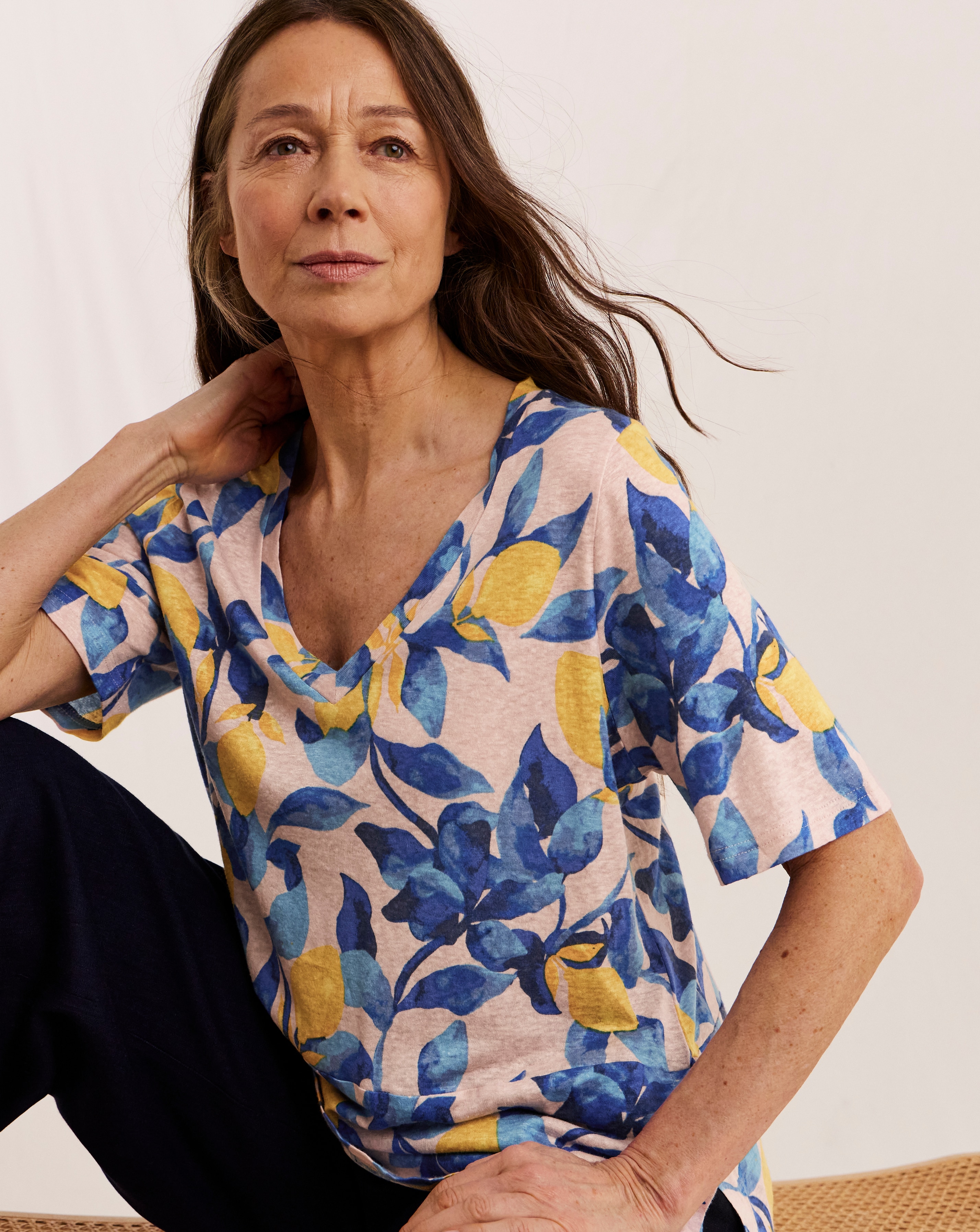 Julipa Linen Jersey Pocket Tunic | JD Williams