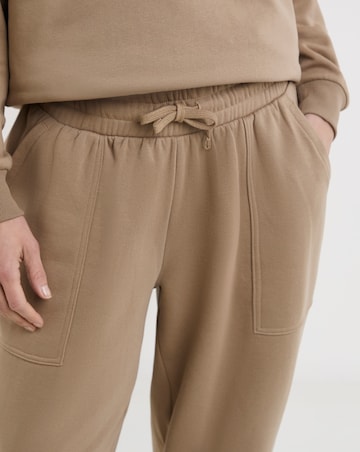 Mocha Barrel Leg Joggers