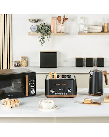 Salter Toronto 4 Slice Black Toaster