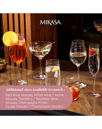 Mikasa Treviso Set of 4 Highball Glasses