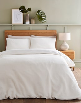 Waffle Pure Cotton Duvet Cover Set - Image