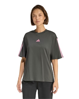 adidas 3 Stripes Boyfriend T-Shirt - Image
