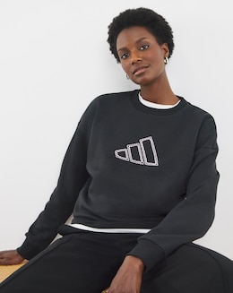 adidas Crew Neck Pearl Logo Sweatshirt