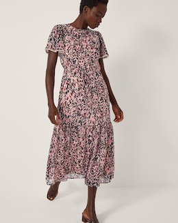 Monsoon Sisi Animal Print Midi Dress - Image