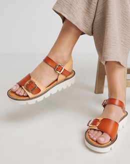 Heavenly Feet Trudy Sandals Ex Wide Fit - Image