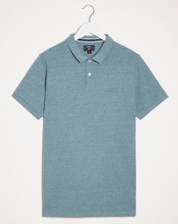 Superdry Short Sleeve Classic Pique Polo - Image