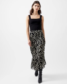 French Connection Satin Skirt - Image