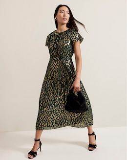 Phase Eight Shimmer Midi Dress - Image