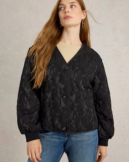 White Stuff Bella Jacquard Jacket - Image