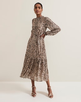 Phase Eight Print Midi Dress - Image