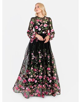 Maya Deluxe Embroidered Dress