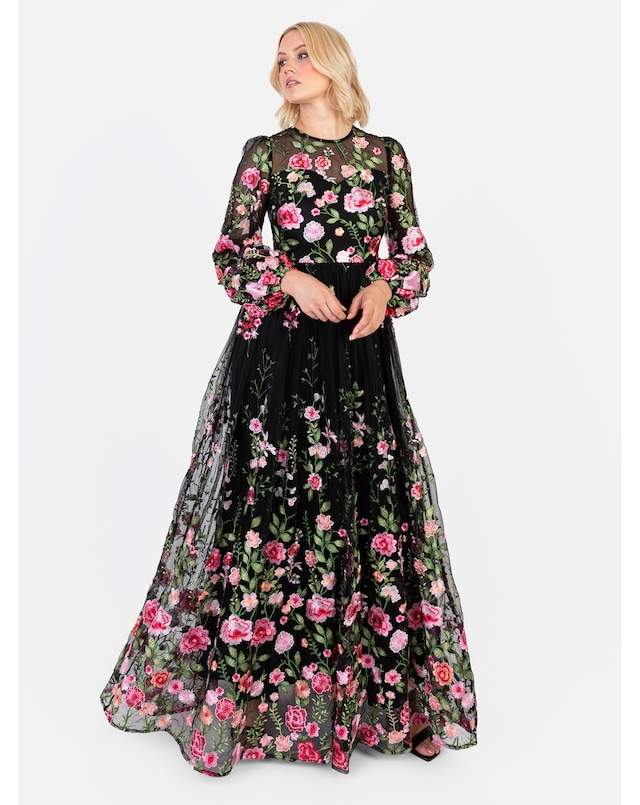 joanna hope embroidered maxi dress Joanna Hope Beaded Maxi Dress
