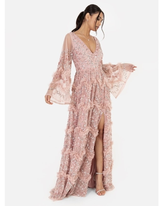 Women's Long Sleeve Wedding Guest Dresses | JD Williams