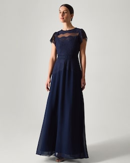 Monsoon Monike Short Sleeve Lace Dress - Image