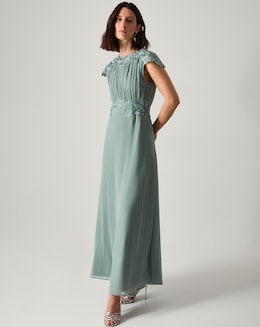 Monsoon Lace Chiffon Bridesmaid Dress - Image