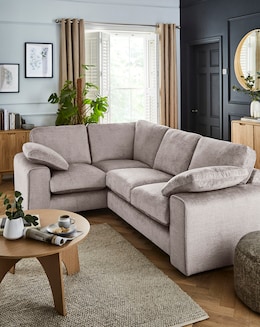 Hunter Chenille Left Hand Corner Sofa