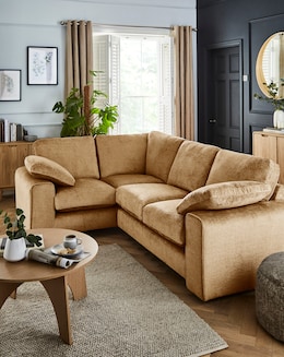 Hunter Chenille Left Hand Corner Sofa