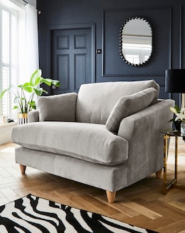 Joanna Hope Tilly Chenille Snuggle Chair - Image