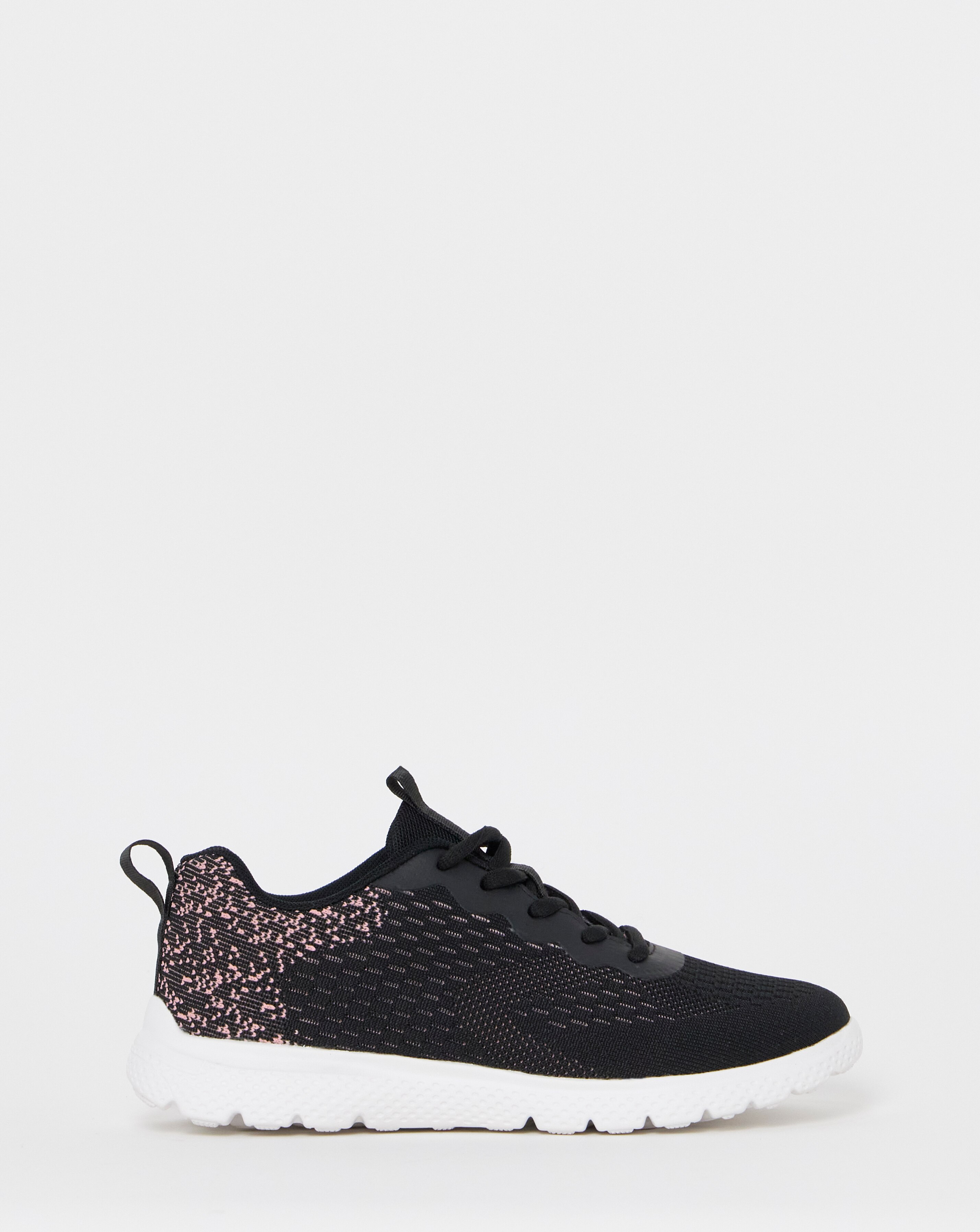 jd womens black trainers